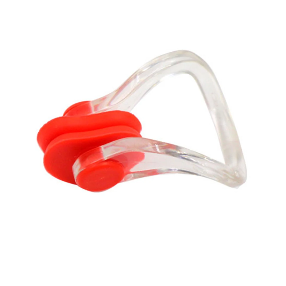 Reusable Soft Silicone Swimming Nose Clip Comfortable Diving Surfing Swim Nose Clips For Adults Children 10pcs