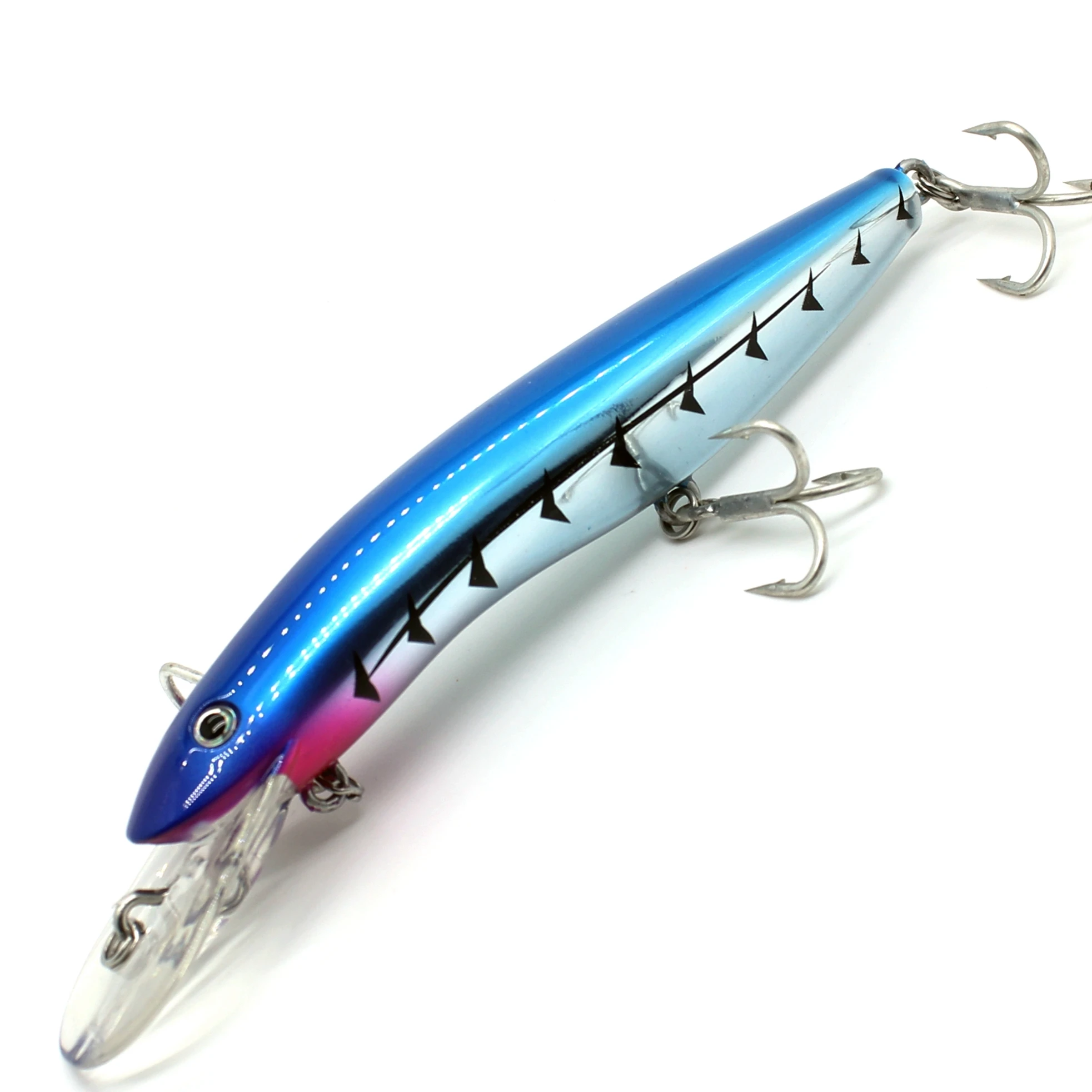 Floating Big Minnow Hard Bait, Jerkbait Rattle, Deep Sea Boat, Rock Lure, 4X Treble Hooks, Japan Quality, 125mm, 26g, 1Pc