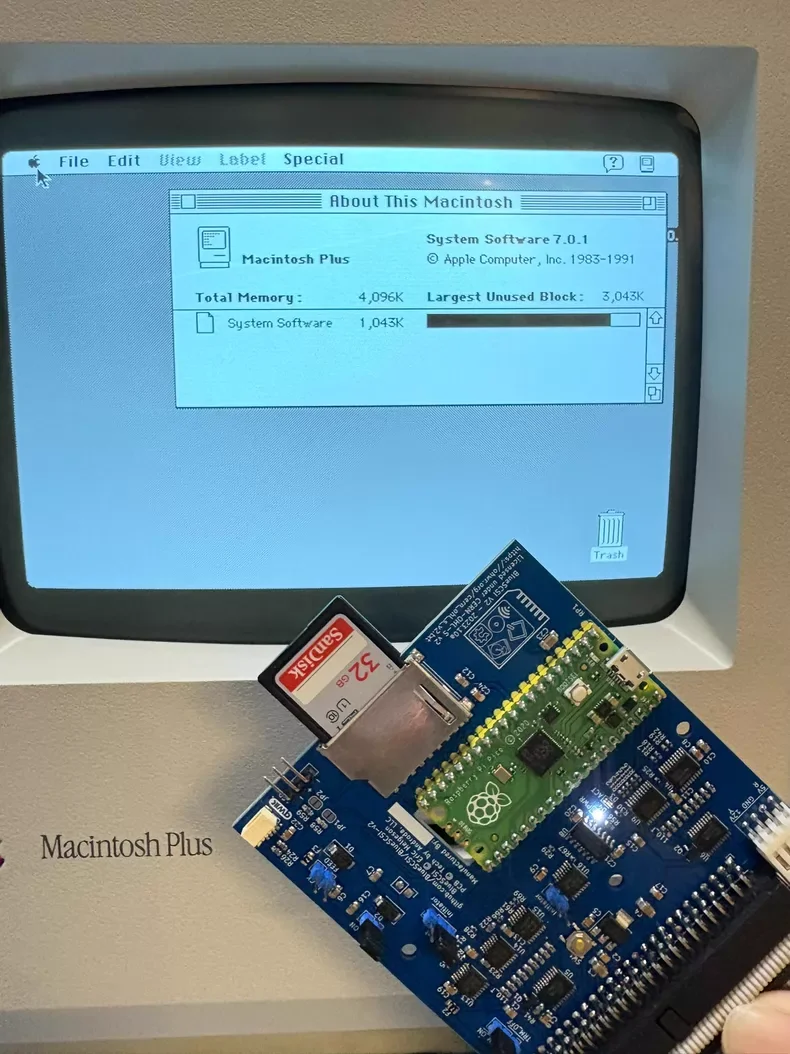 BlueSCSI V2 SCSI SSD Versión WiFi Compatible con Macintosh y Varias Plataformas de Computación Antiguas, Incluyendo PC/IBM/SGI