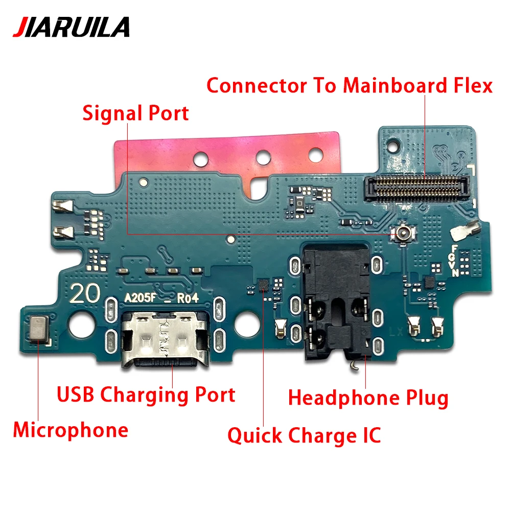 Usb conector dock porta carregador, placa de carregamento, cabo flexível para samsung A10, a20, a30, a40, a50, conector placa-mãe