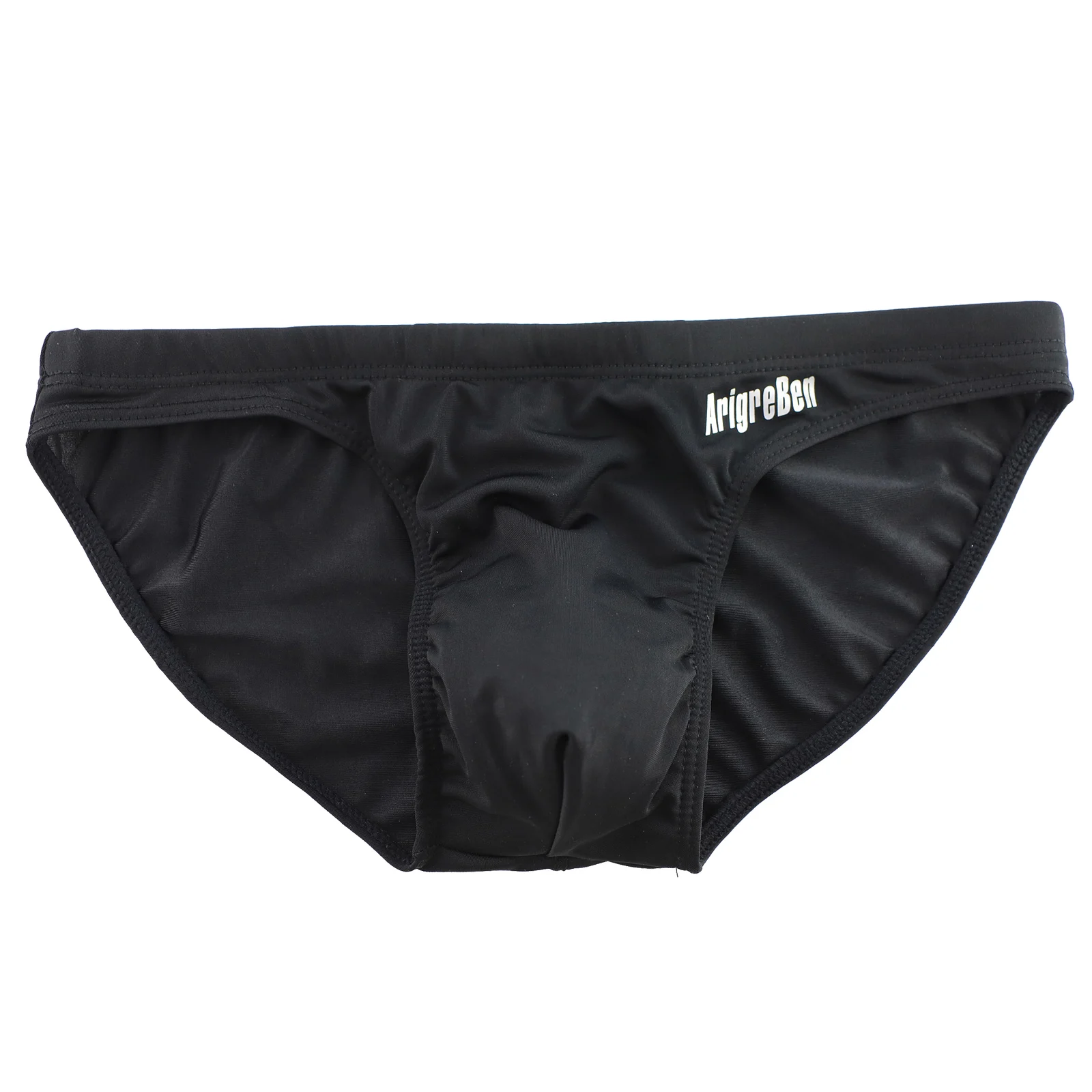 Herren-Bademode in einfarbiger Ausführung, niedrig sitzende Badehose mit Kordelzug, Strandunterwäsche, schnell trocknender Badeanzug, Badeshorts, Strandbekleidung – Detail 23