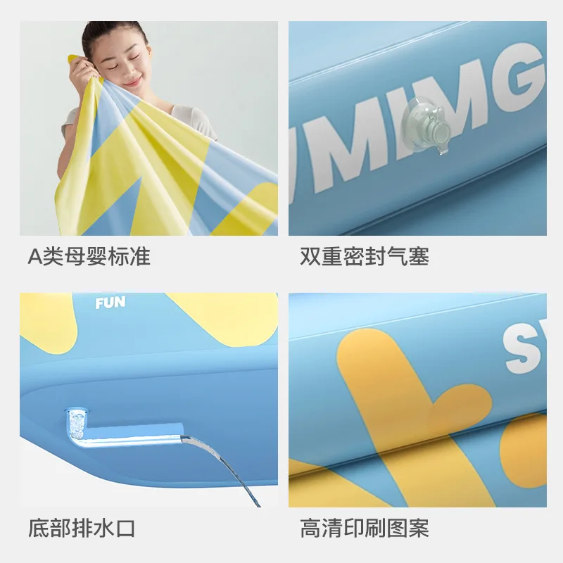 Piscine radeaux gonflable jouer eau amusant PVC gonfler salon flottant été enfants bain piscines bord de mer plage jardin jouets