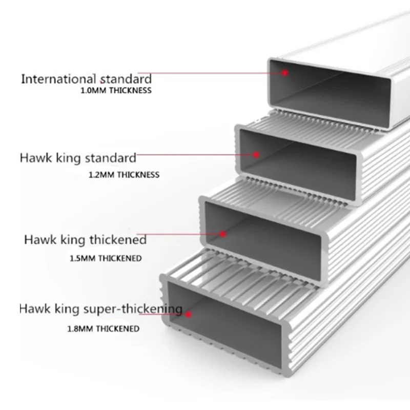 Aluminum Multi‑Purpose Folding A‑Frame Ladder Telescopic Extension Step Ladder Household Warehouse Engineering Climbing Ladder
