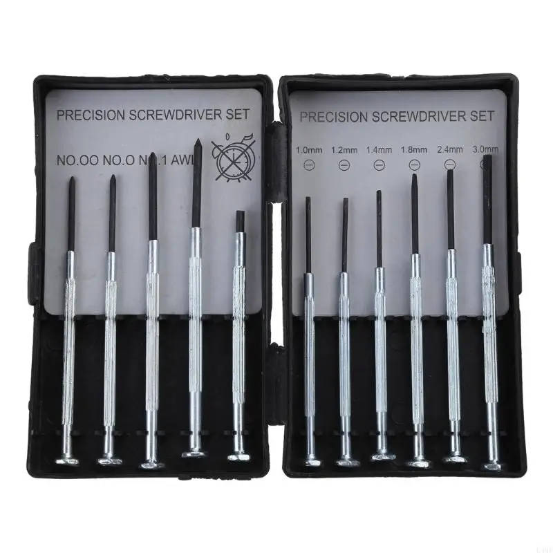 11PCS Screwdriver Set Mini Bijoutiers Montres Lunettes Réparations L4MF