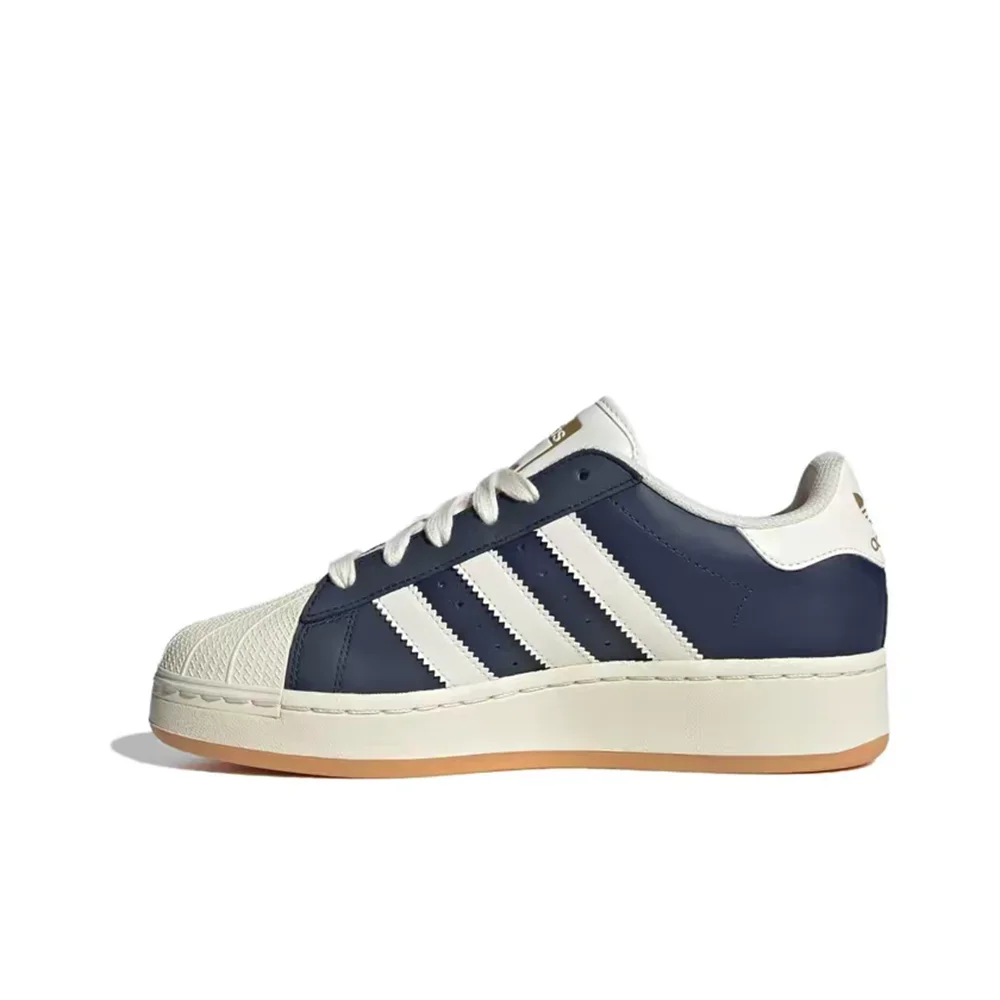 

Adidas Originals SUPERSTAR XLG White-blue Comfortable Lightweight Wear-resistant Low-top Board Shoes Men's and Women's Models