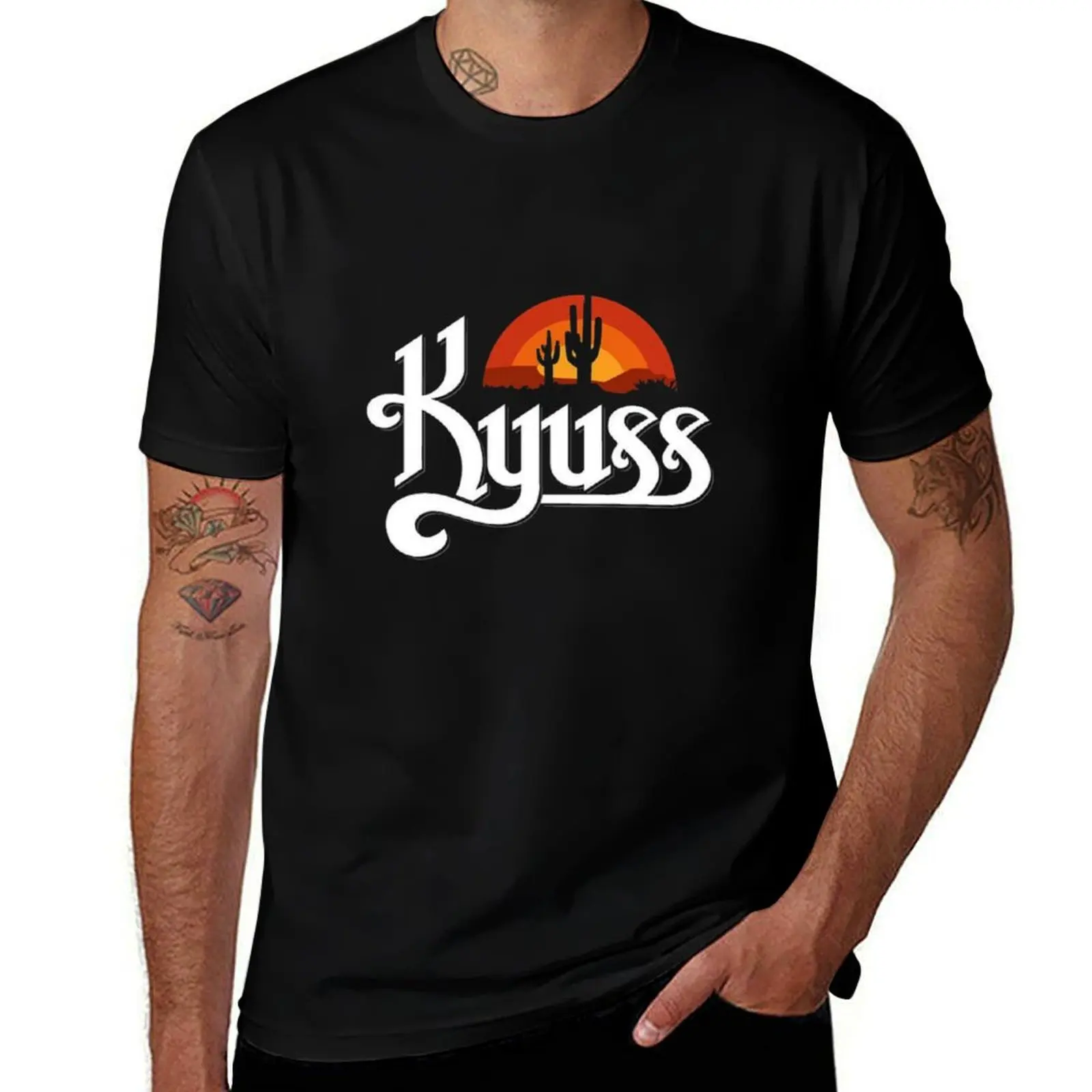 

T-Shirt anime oversize t cotton for logo shirts kyuss man cotton t percent pack t shirt shirt 100 black