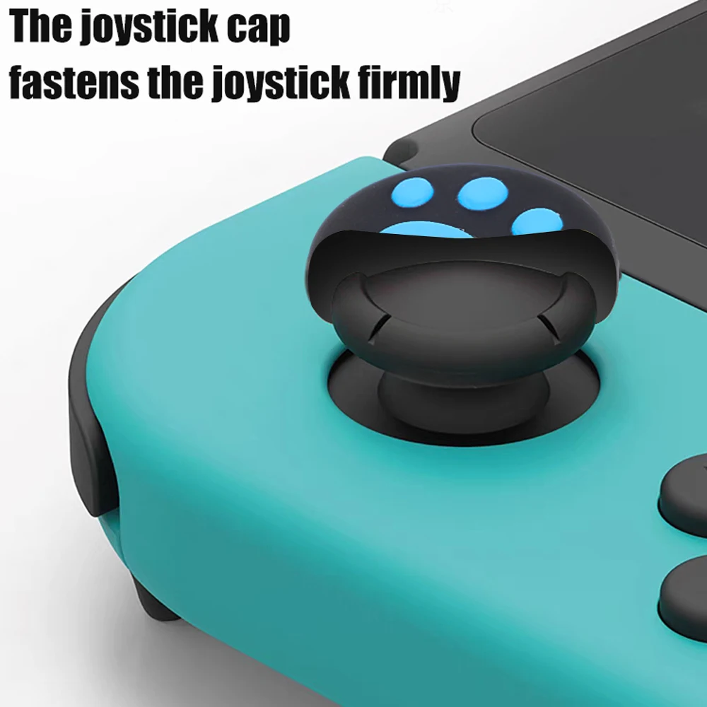 1/10Pairs Game Console Joysticks Silicone Protective Caps For Switch/Switch Lite Controller Gamepad Thumb Stick Cat Paw Cover