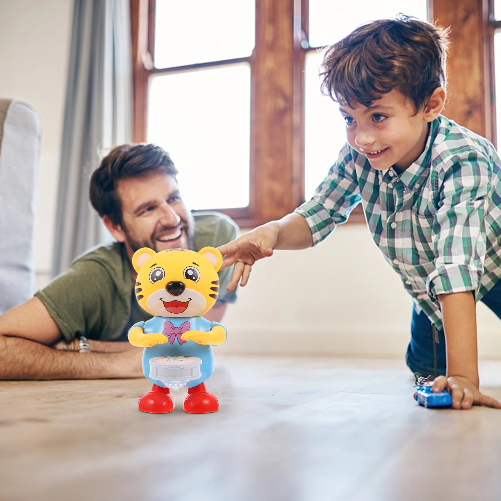 Zingen Elektrische Drum Robot Baby Educatief Muzikaal Vroeg Leren Kindercadeau Heldere kleuren Veilig