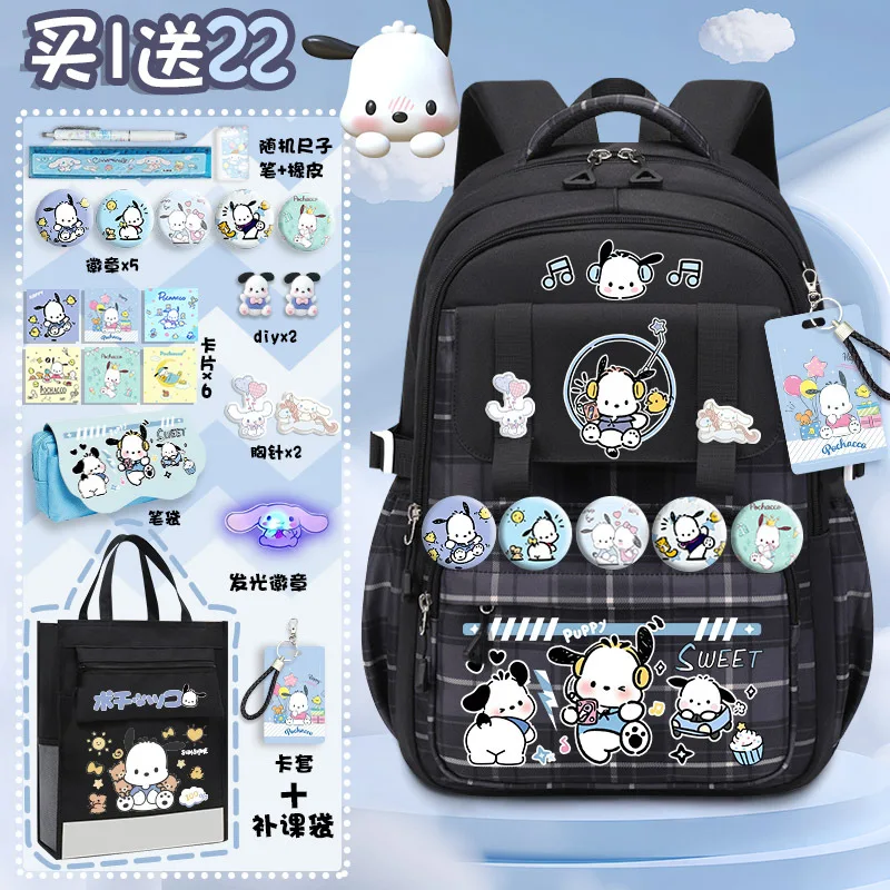 Sanrio Cinnamoroll Cute Fashion Printing Escuela Student Campus Backpack Mochilas Aestethic Bag Kawaii Large Capacity