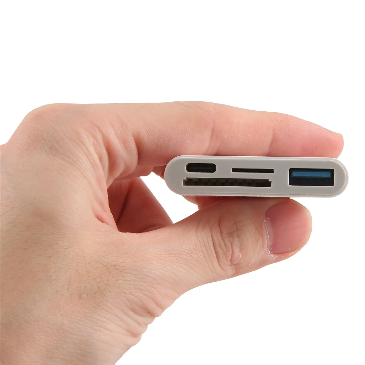 Upgraded Type-C Interface Card Reader 4-In-1 4-Port Universal Card Reader