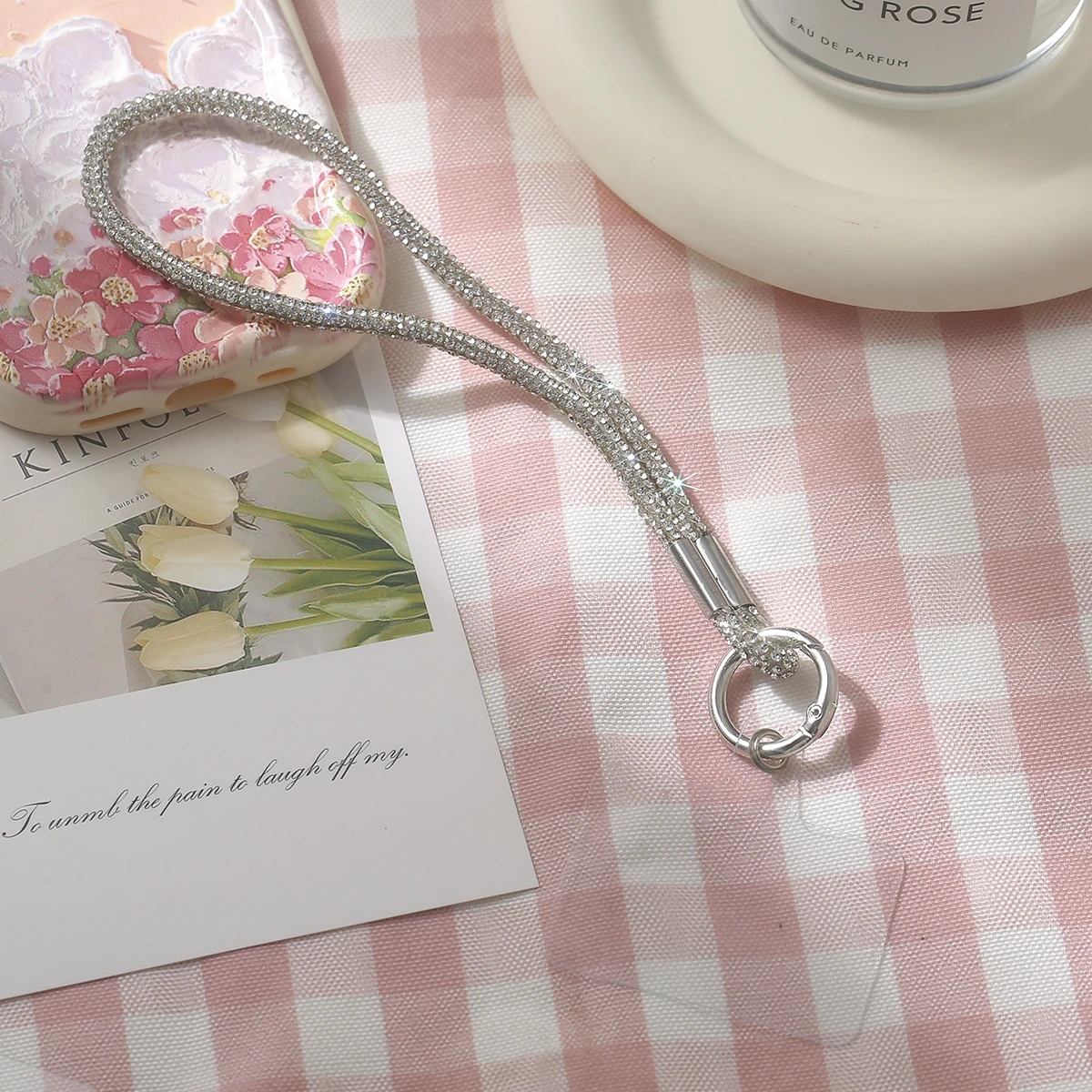 

Новый 5 шт./компл. блестящий ремешок для телефона со стразами, ремешок для телефона с кристаллами, брелок, подвесной ремешок для мобильного телефона с защитой от потери веревки ﻿