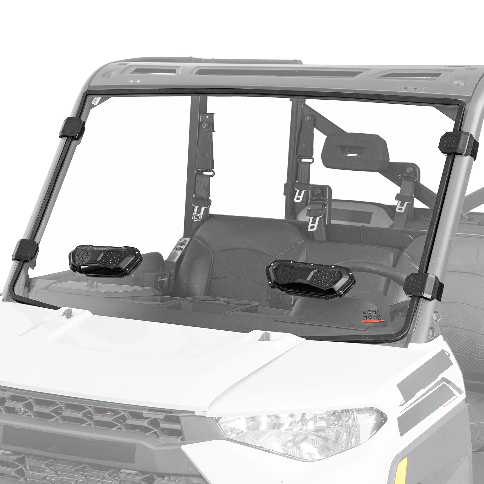 

KEMIMOTO UTV Front Vented Windshield Compatible with Polaris Ranger XP 900/Crew Ranger XP 1000/Crew Ranger 1000/Crew 2014-2025