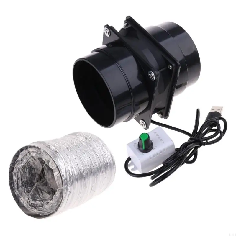 L4MD USB angetriebener ESD -Fume -Extraktor mit 1/3/6m -Kanalrohrvereinbarungsgeschwindigkeit für Raum