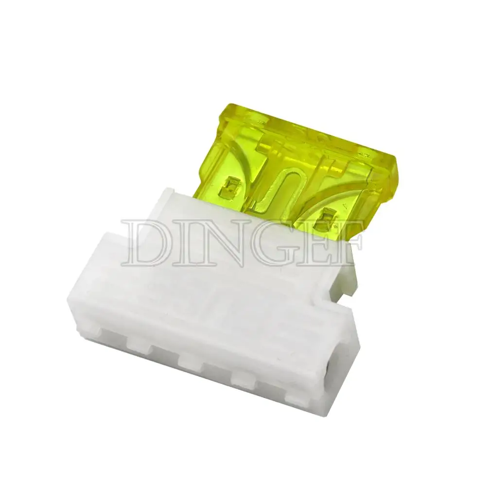 5Set Medium Auto Fuse Holder With Car Boat Truck ATC ATO Blade Fuse 1A 2A 3A 4A 5A 7.5A 10A 15A 20A 25A 30A 35A 40A