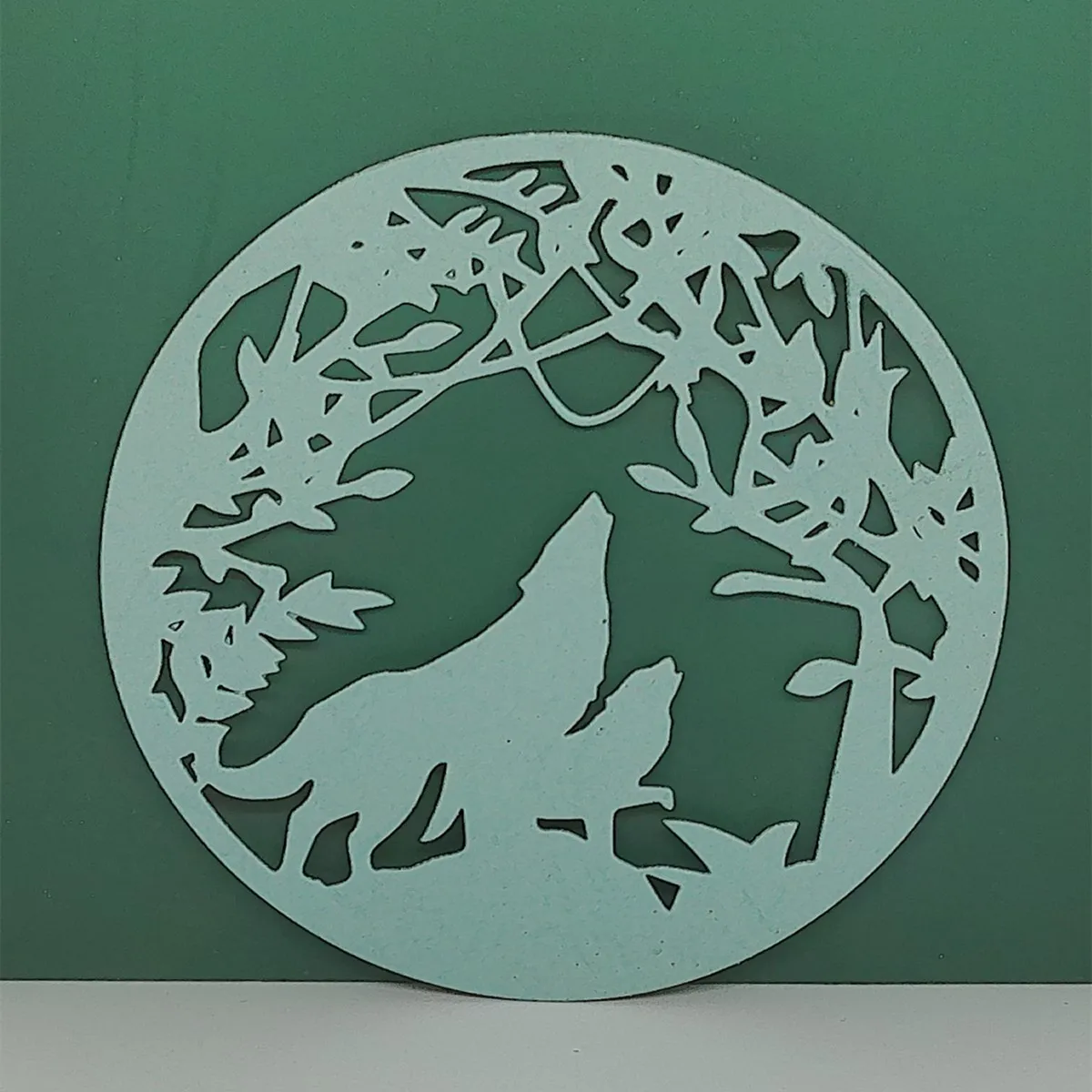 المعادن قطع يموت قطع قالب الحيوان الذئب الديكور سجل القصاصات ورقة كرافت سكين قالب شفرة لكمة الإستنسل #1