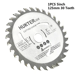 1pc 125mm Circular Saw Blade Wood Cutting Disc For Woodworking 30Teeth 20mm Bore Rotory Accessories Abrasive Diamond Disc