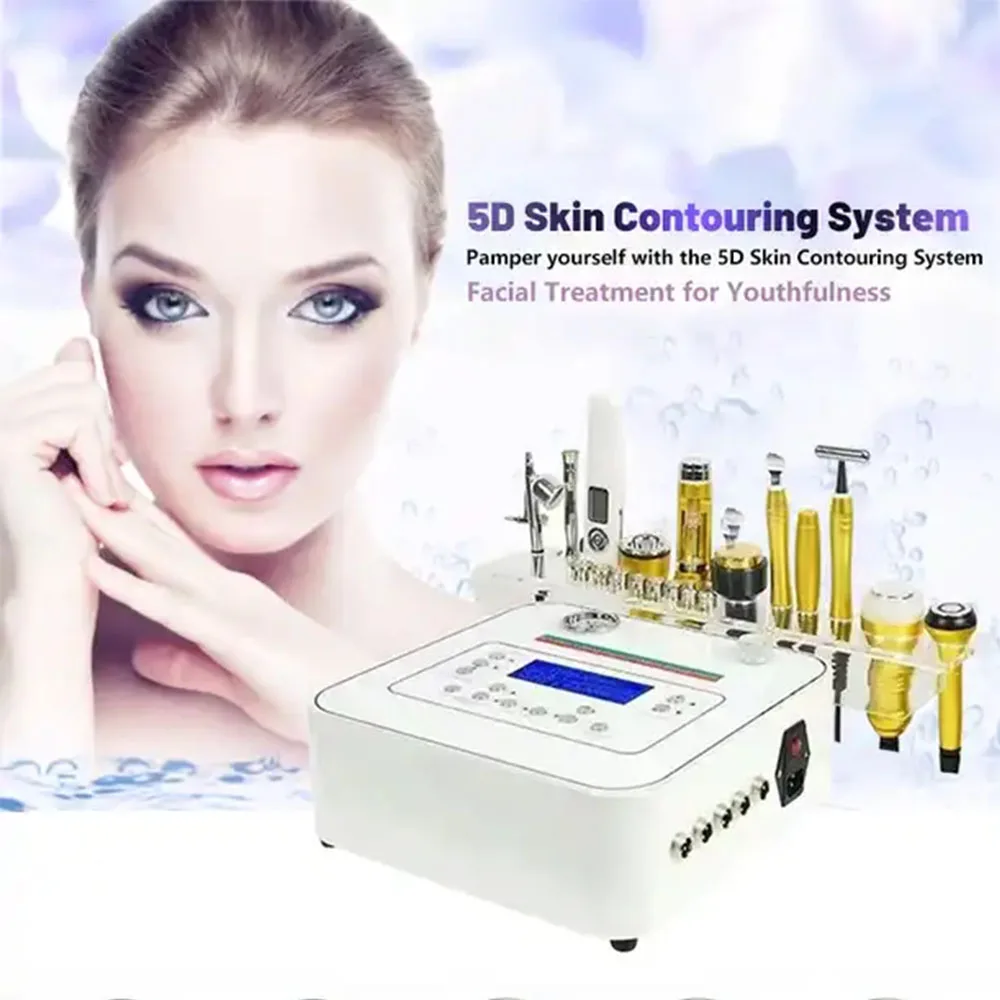 10 in 1 Electroporation Mesotherapy 미세 박피술 마이크로 전류 다이아몬드 Microcurren 기계