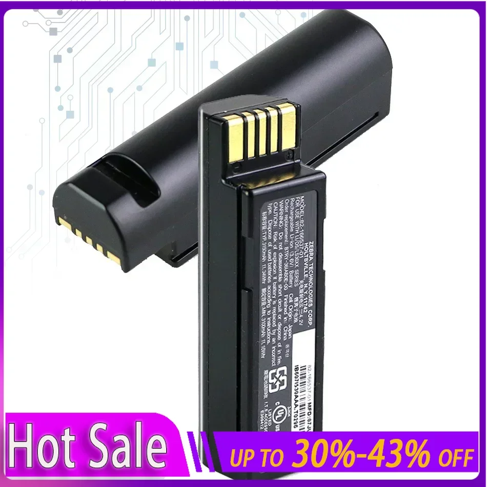 

82-166537-01 3150mAh Battery for ZEBRA LI3678 DS3678 QR Code Scanning Gun Mobile Phone Batteries Batteria Warranty + Track Code