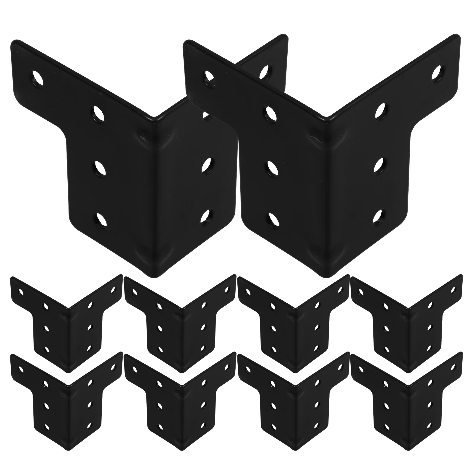 

Heavy Duty Electroplated L-Shaped Bracket Brace Edge Protection For niture Storage Box Bumpers Metal Trim Travel