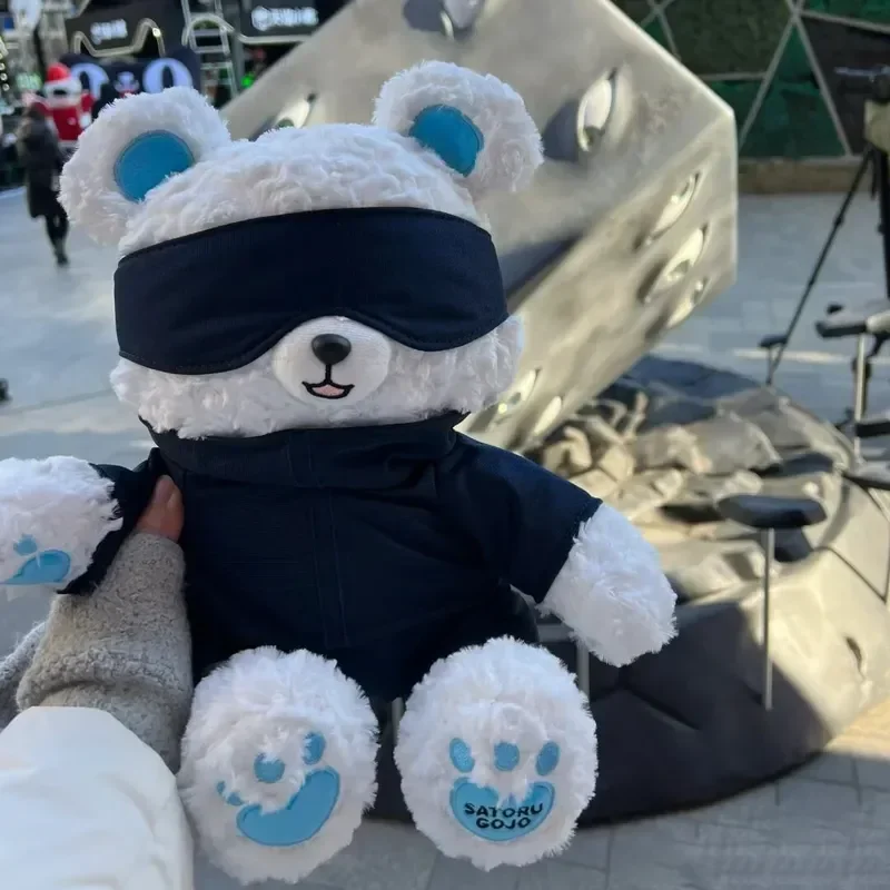 أنيمي Jujutsu Kaisen الشكل الدببة الضخمة جوجو ساتورو Fushiguro Megumi Itadori يوجي كوجيساكي نوبارا كاواي دمية محشوة هدية عيد ميلاد