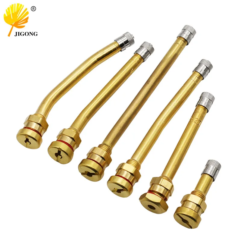 Bus truck vacuum tire valve, car tubeless valve metal copper compression auto parts tool