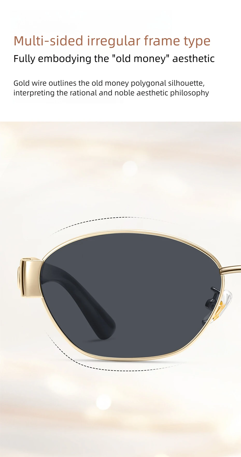 CAPONI Polarisierte Damen-Sonnenbrille, modisches Acetat, Outdoor-Vintage-Design, hochwertige Sonnenbrille, UV400, bernsteinfarbener Farbton, CP36002 – Detail 10