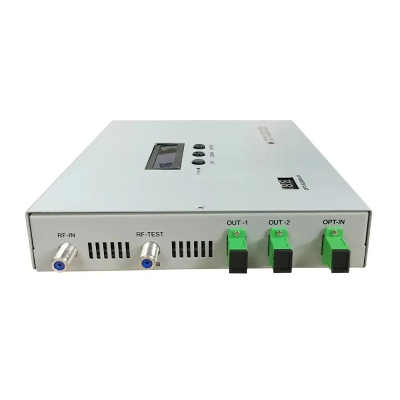 Manufacturer Cable CATV RF 1310/1550nm 10dBm 10KM Mini Optical Transmitter