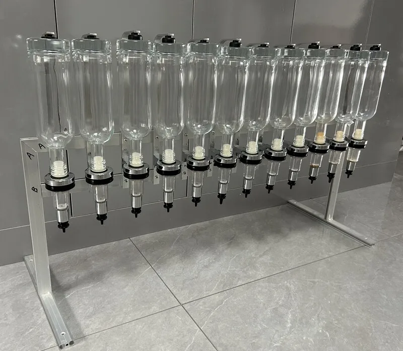 Geeignet für 12 Flaschen à 750 ml, Parfümbar-Parfümspender, Parfüm-Displayständer aus Aluminiumlegierung, Parfümbar-Set