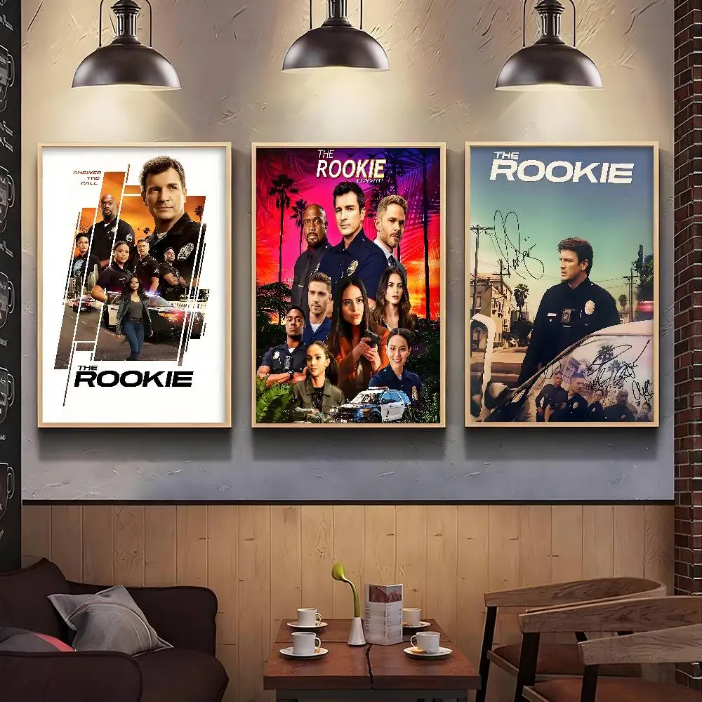T-THE ROOKIE MOVIE Poster HD Paintings Self Adhesive Prints Waterproof Home Bedroom Living Room Decor Vintage Gift