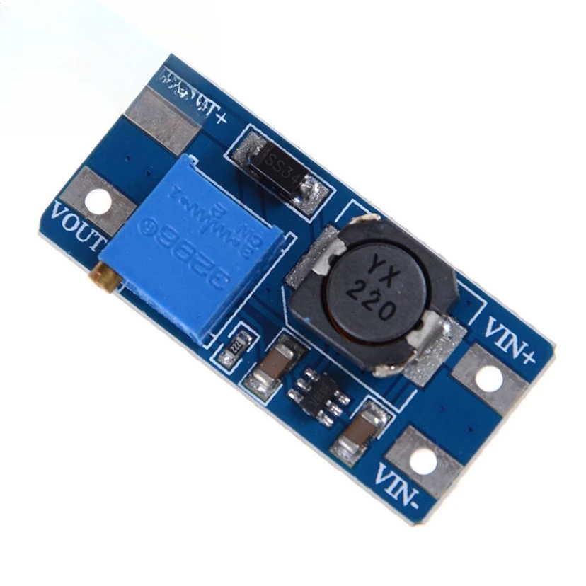 10pcs MT3608 DC DC Boost Converter 2A Step Up Module 3V 5V to 5V 9V 12V 24V Adjustable for Arduino Power Bank