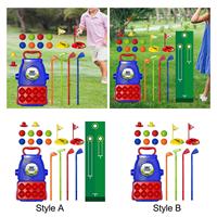 Kids Golf Toys Children's Golf Clubs Interactive Toy Educational Toy Mini Putter Club Golf Toys Set for Indoor Birthday Gift
