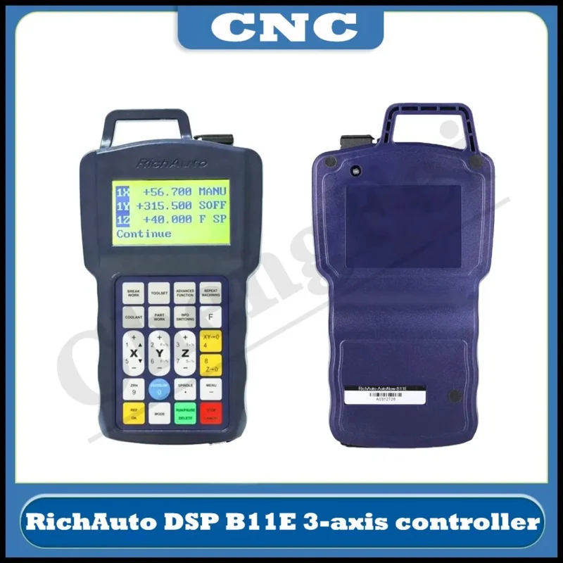 RichAuto DSP CNC Controller B11E 3axis B18E 4axis Offline Motion System Remote Control For Engraving Machine Woodworking Cutting