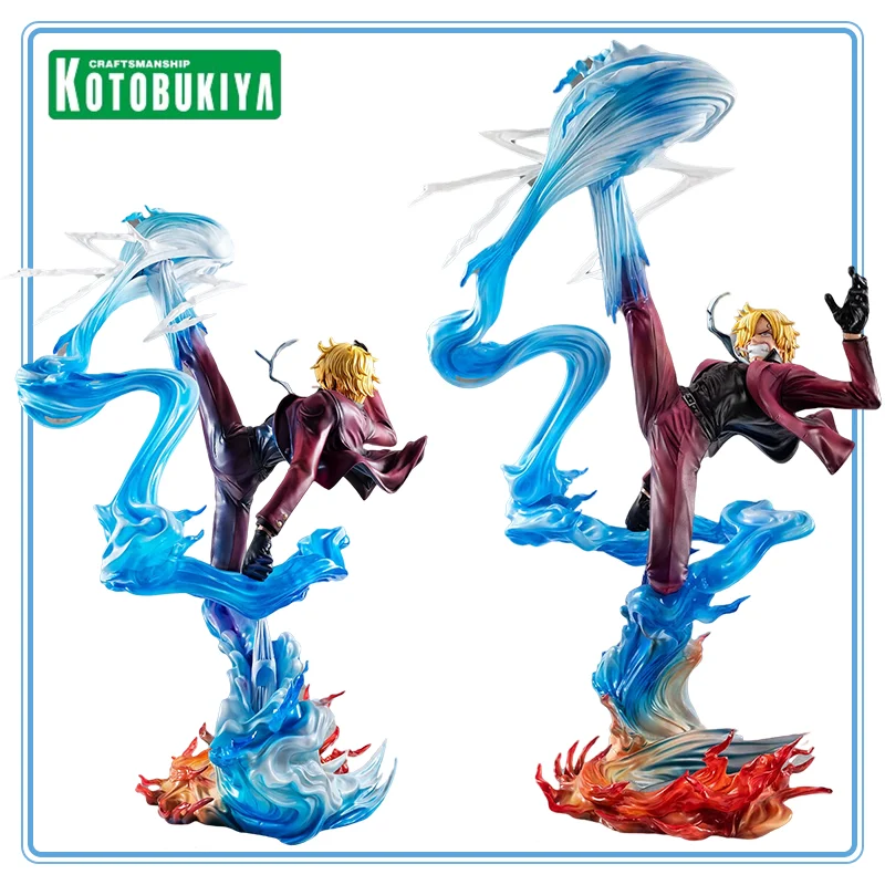 

KOTOBUKIYA MegaHouse Original One Piece Sanji Portrait of Pirates K-MAXIMUM Anime Cartoon Garage Kit Model Decoration Gifts Toy