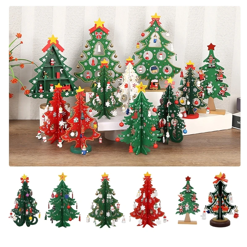 Houten Kerstboom Sculptuur Perfect Cadeau En Decoratief Stuk Voor Kerstvieringen Vakantie Decoratie