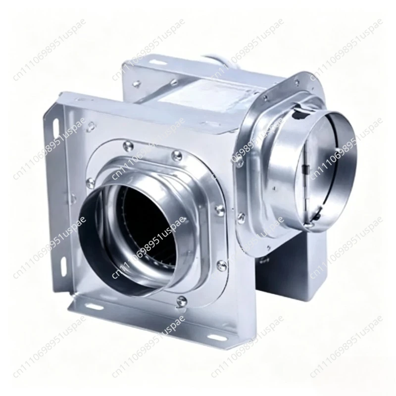 Silent Split Stainless Steel Centrifugal Pipe Fan, Powerful Exhaust Fan, Small Household Ventilator, 220V