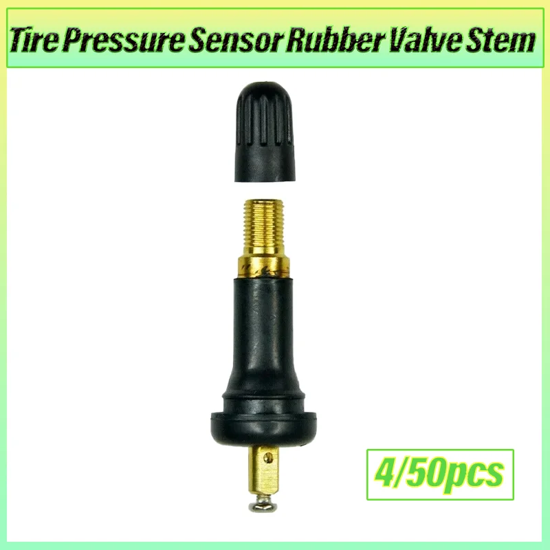 

For GM-930A GMC Cadillac Chevy Car Accessories New New 4/50PCS TPMS Tire Pressure Sensor Rubber Valve Stem Medidor Pressao Pneu