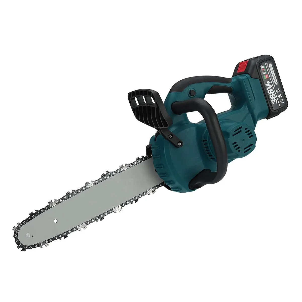 Imagem -06 - Violeworks-brushless Motor Electric Chainsaw Ferramenta de Carpintaria para Makita Bateria Li-ion Recarregável 10 5000w 18v