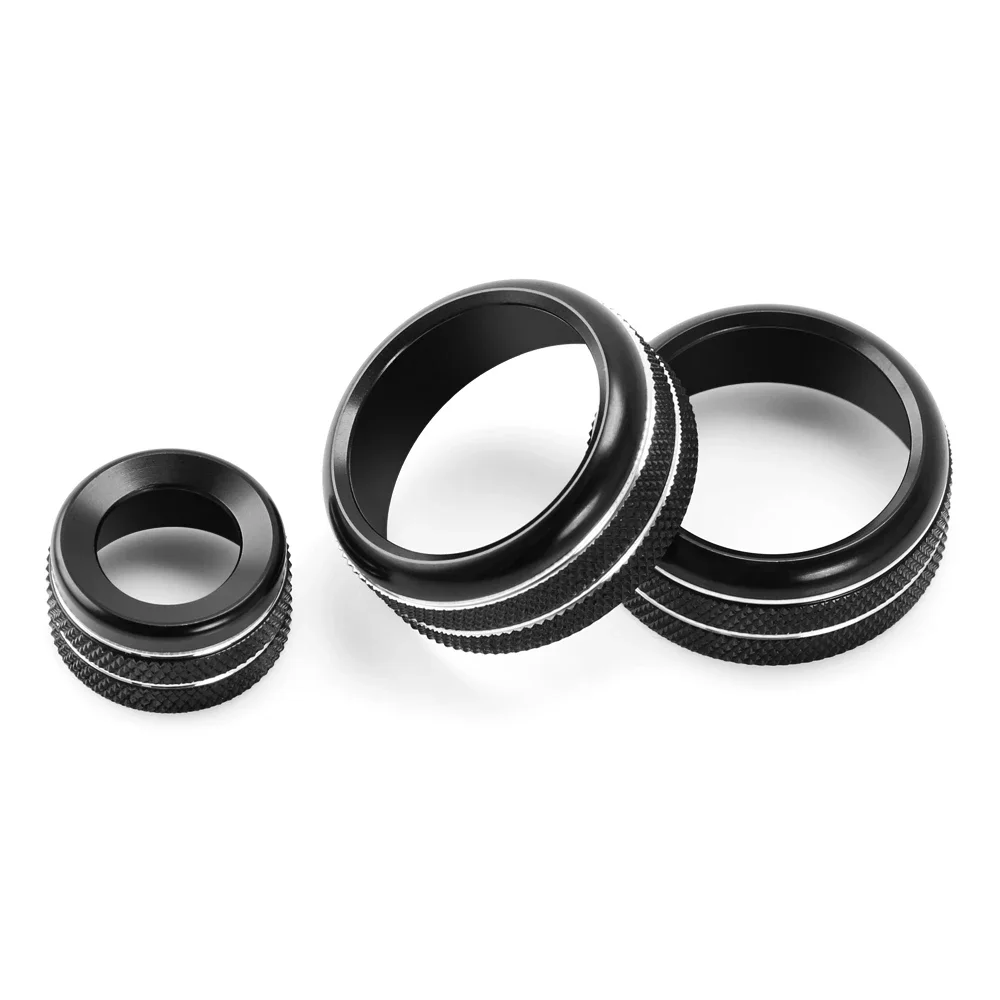 Car Air Condition/Audio Volume Control  Knob Trim Ring Accesories Fit For BMW 1 2 3 3GT 4  X1 F30 F34 F20(With AUTO Button)