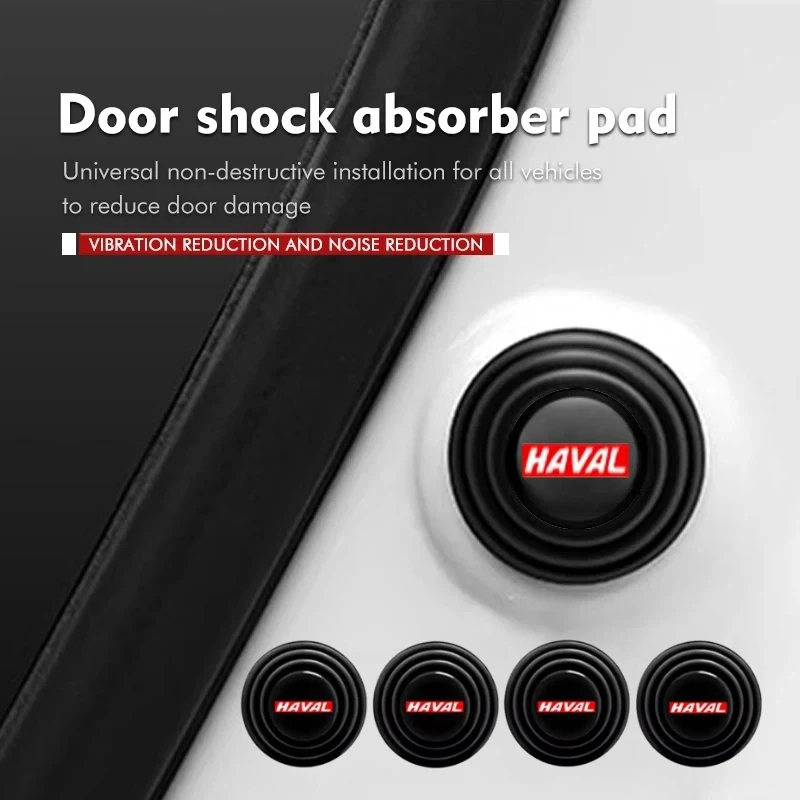 Car Door Anti-Collision Pad Impact Buffer Sound Insulation Anti-Scratch Door Guard For Haval Jolion H6 M6 Dargo Raptor F7 H7 H9