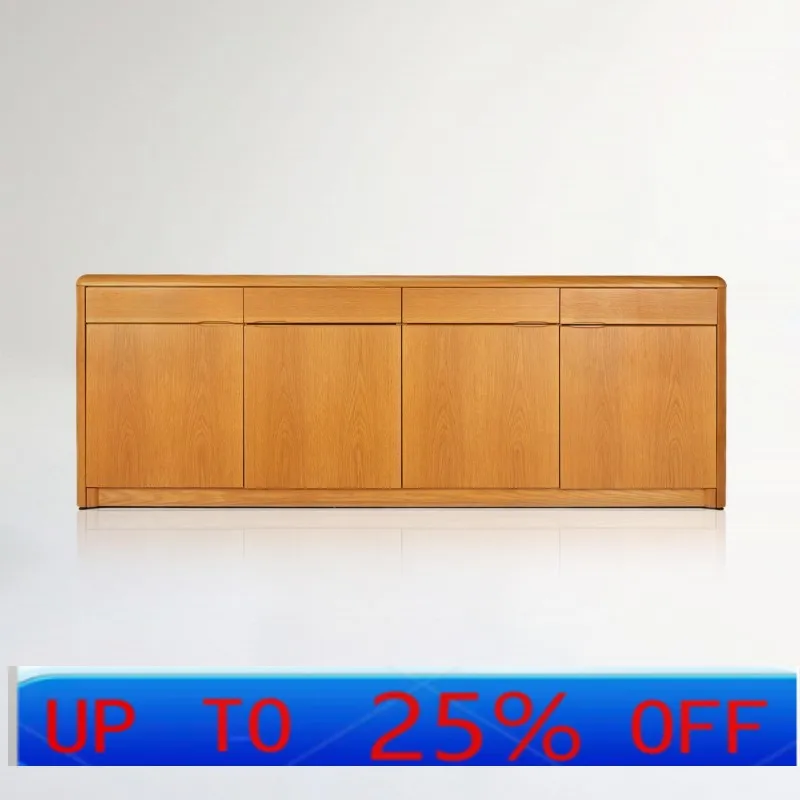 

LH solid wood TV locker modern simple living room household small apartment storage storage