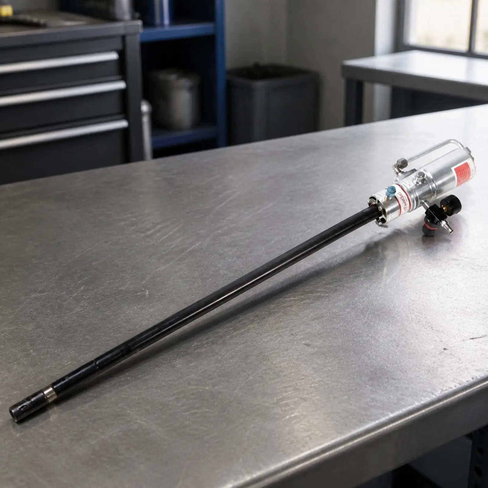 Oil Pump Head Tool Air Operated Grease Dispenser for Bearing Maintenance Automotive Garage Agricultural Equipment Lubrication