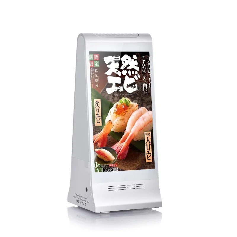 Hot-selling FYD-868SD Dual 7 Inch Lcd Touch Screen wifi restaurant coffee shop digital menu display  Advertising Display