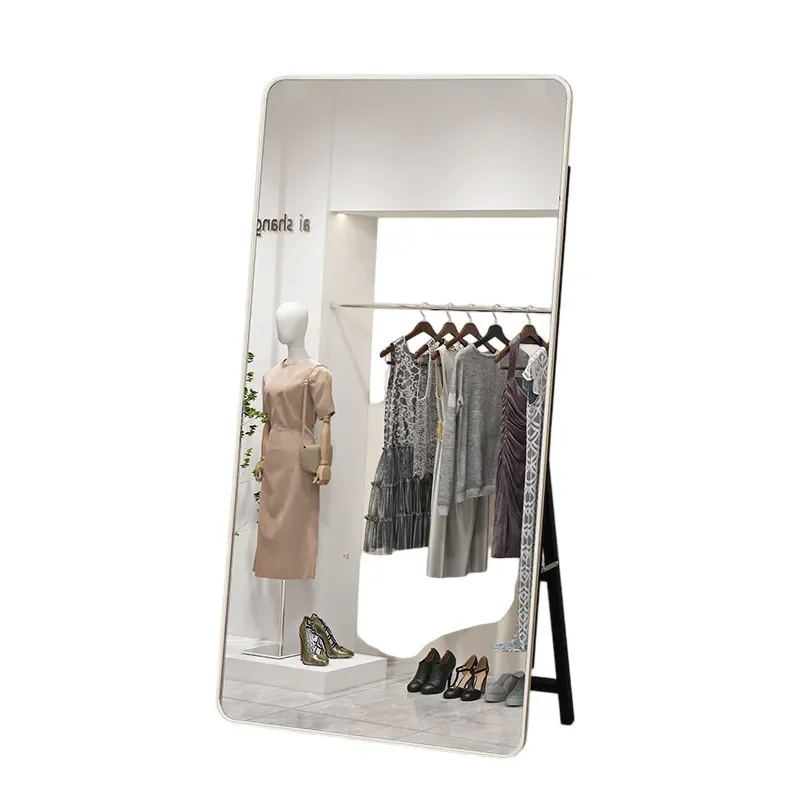 Slim Full Length Floor Mirror for Bedroom Dressing Room Large Standing Wall Mounted Glass Body Reflection Home Decor