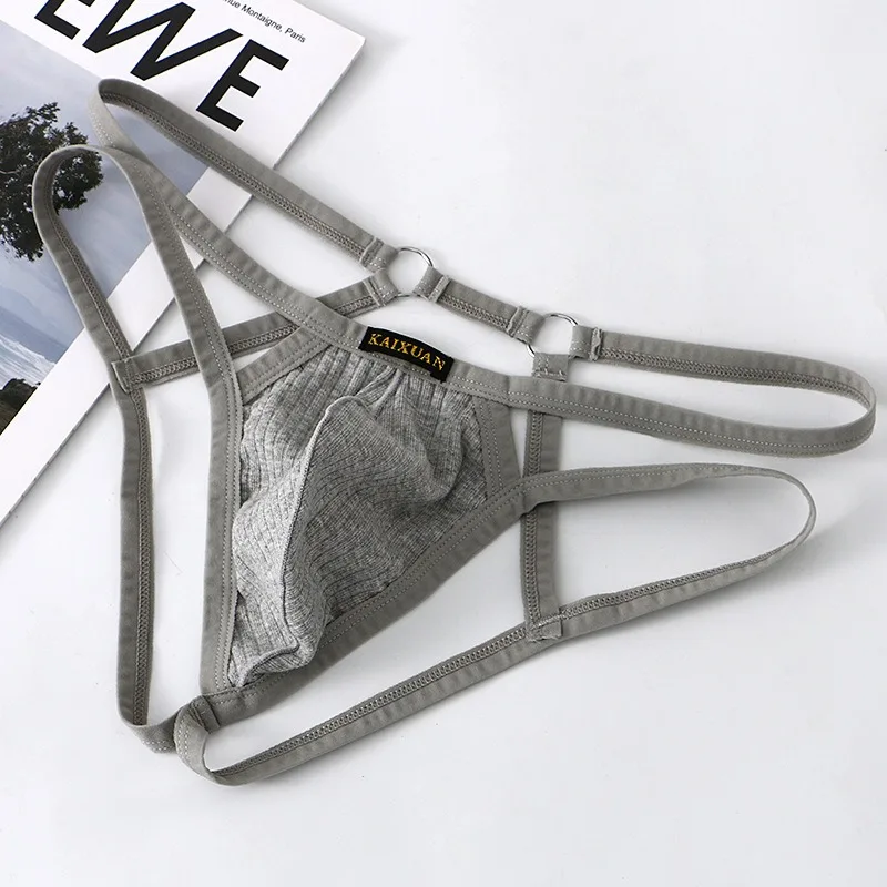 

Men's Underwear Cotton Thong Briefs T-Back