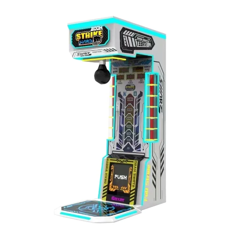 

Игровой автомат для бокса Jinns Source Factory с голосовым управлением, монетоприемником, функцией Rumble, питанием 110/220В, гарантия 1 год