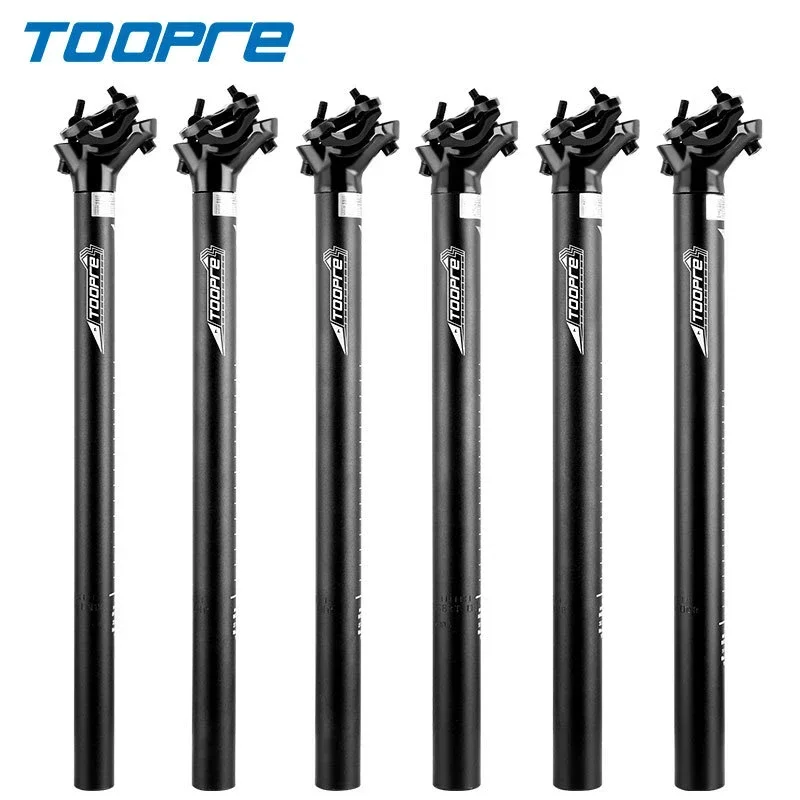 TOOPRE Mountain Bike Double Nail Seatpost  25.4-31.6mm*400mm EIEIO Aluminum Alloy Rear Wave Seat Post Bicycle Parts