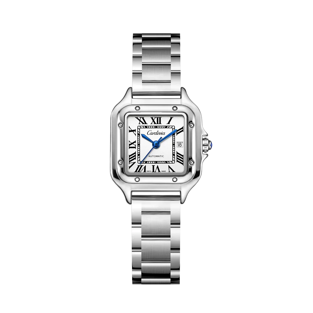 ساعة نسائية أنيقة مربعة صغيرة فاخرة، ساعة نسائية راقية، فاخرة، عصرية، كاجوال، بسيطة، مدمجة، ساعة عصرية للطالبات، ساعة يد كوارتز على الطراز الأوروبي والأمريكي، مناسبة للارتداء اليومي والأعمال، أفضل هدية لها