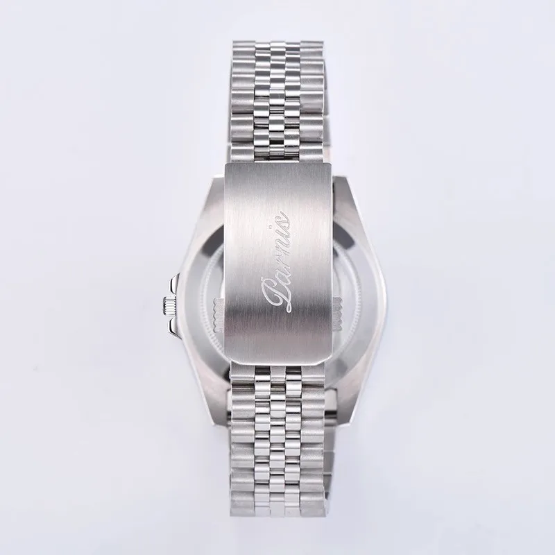 40mm Sapphire Crystal HK3804 GMT Watch Automatic Mechanical Relogio Masculino Role Luxury Luminous Stainless Steel Men Gift GR19