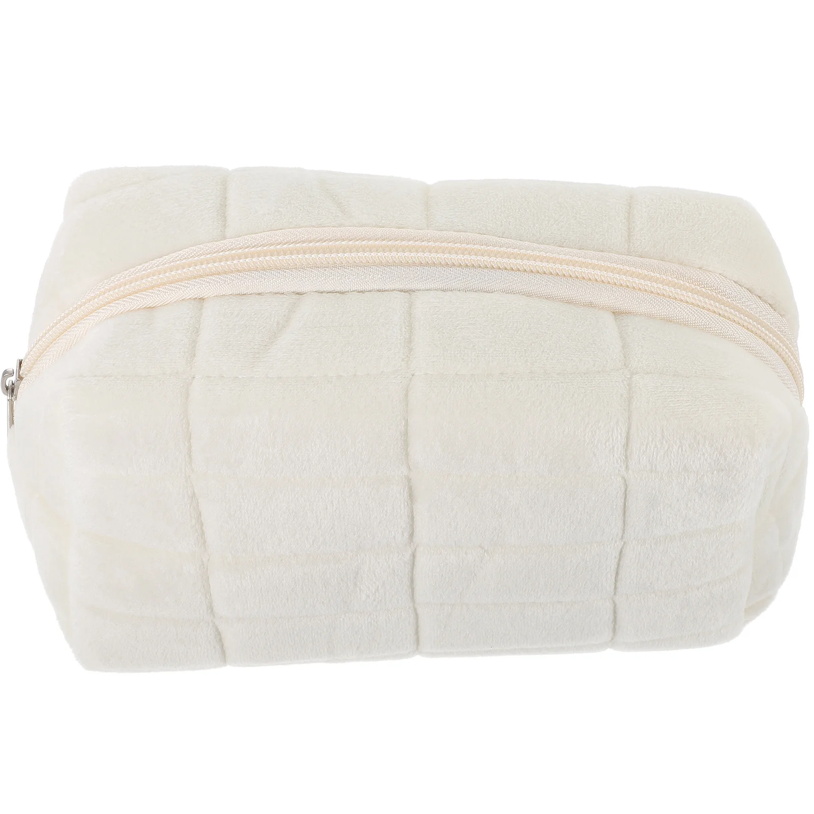 Bolsa de maquillaje de gran capacidad, bolsa de almacenamiento de lona, organizador de viaje multifuncional, estuche para lápices, duradero y portátil