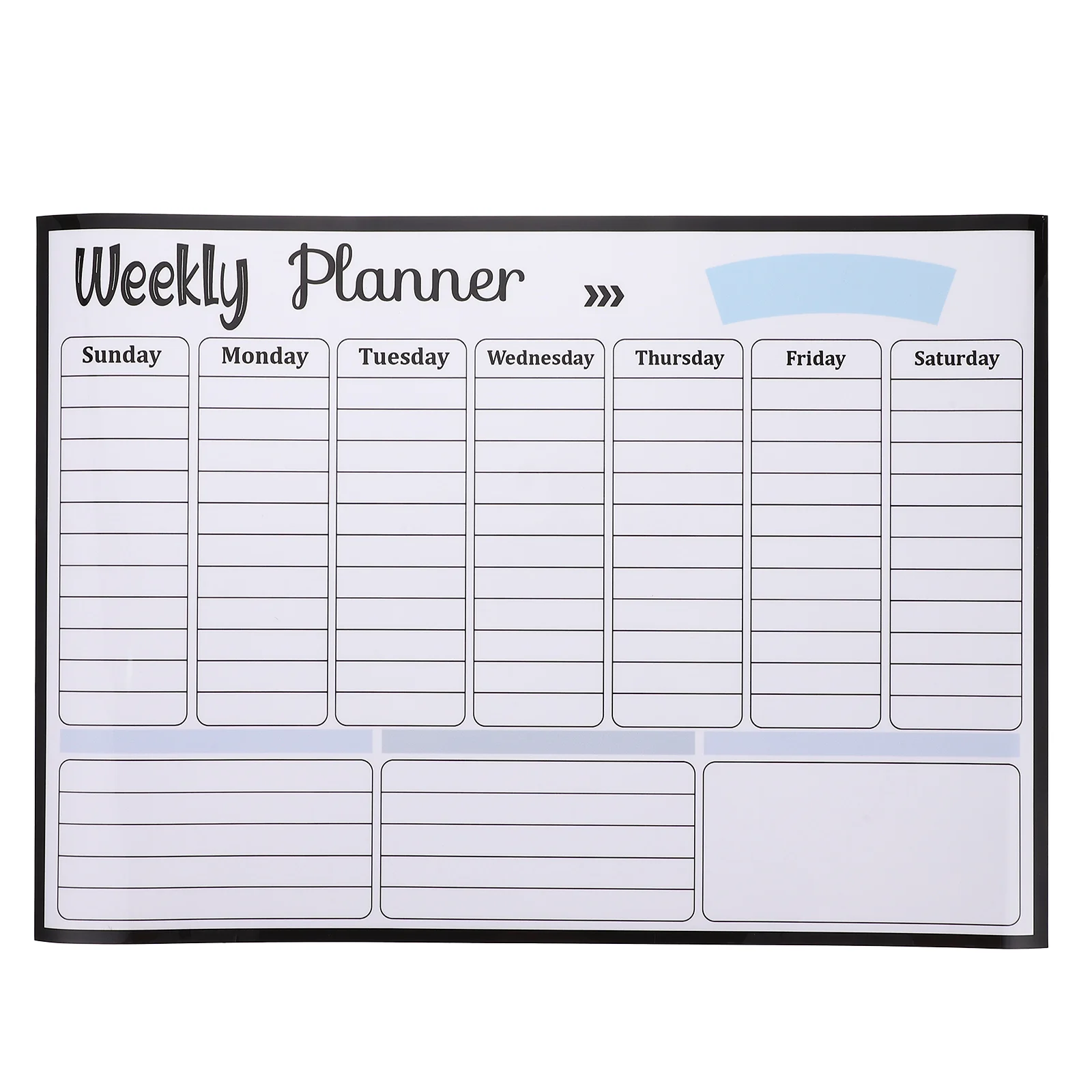 

Erasable Calendar Multi-Function Fridge Board Board Fridge Dry Weekly Schedule Magnetic Home Accessory Reusable